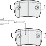 Apec Blue Brake Pads - Rear (PD3711) Fits Alfa Romeo Giulietta