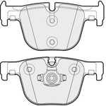 Apec Blue Brake Pads - Rear (PD3725) Fits BMW