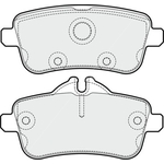 Apec Blue Brake Pads - Rear (PD3726) Fits Mercedes