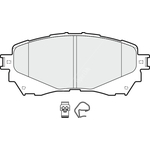 Apec Blue Brake Pads - Front (PD3735) Fits Mazda 6