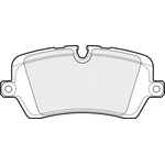 Apec Blue Brake Pads - Rear (PD3737) Fits Land Rover