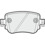 Apec Blue Brake Pads - Rear (PD3738) 