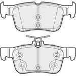 Apec Blue Brake Pads - Rear (PD3739) Fits Ford