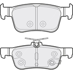 Apec Blue Brake Pads - Rear (PD3740) Fits Honda Civic