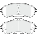 Apec Blue Brake Pads - Front (PD3743) Fits Peugeot 308