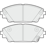 Apec Blue Brake Pads - Front (PD3747) Fits Mazda