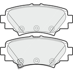 Apec Blue Brake Pads - Rear (PD3748) Fits Mazda 3