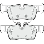 Apec Blue Brake Pads - Rear (PD3750) 