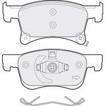 Apec Blue Brake Pads - Front (PD3752) Fits Vauxhall