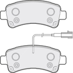 Apec Blue Brake Pads - Rear (PD3754) 