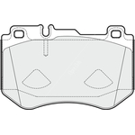 Apec Blue Brake Pads - Front (PD3756) Fits Mercedes C Class