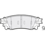 Apec Blue Brake Pads - Rear (PD3769) 