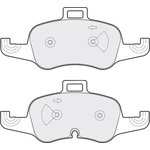 Apec Blue Brake Pads - Front (PD3771) Fits Audi