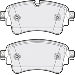Apec Blue Brake Pads - Rear (PD3776) 