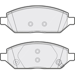 Apec Blue Brake Pads - Front (PD3777) 