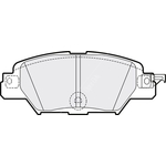 Apec Blue Brake Pads - Rear (PD3778) Fits Mazda CX5