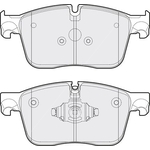 Apec Blue Brake Pads - Front (PD3783) 