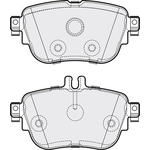 Apec Blue Brake Pads - Rear (PD3790) Fits Mercedes E Class