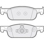 Apec Blue Brake Pads - Front (PD3794) 