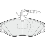 Apec Blue Brake Pads - Front (PD3800) 
