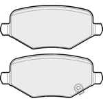 Apec Blue Brake Pads - Rear (PD3837) Fits Chrysler Voyager