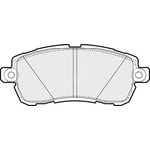 Apec Blue Brake Pads - Front (PD3842) Fits Ford Ka+