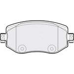 Apec Blue Brake Pads - Front (PD3843) Fits Renault Megane