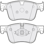 Apec Blue Brake Pads - Front (PD3844) 