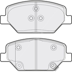 Apec Blue Brake Pads - Front (PD3850) Fits Vauxhall