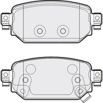 Apec Blue Brake Pads - Rear (PD3852) Fits Mazda 3