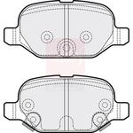Apec Blue Brake Pads (PD3858) Fits: Fiat Rear