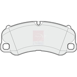 Apec Blue Brake Pads (PD3861) Fits: Porsche Front