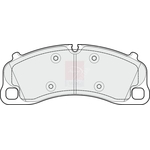 Apec Blue Brake Pads (PD3865) Fits: Porsche Front