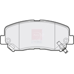 Apec Blue Brake Pads (PD3874) Fits: Jeep Front
