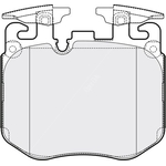 Apec Blue Brake Pads - Front (PD3875) 