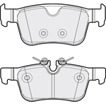 Apec Blue Brake Pads - Rear (PD3885) Fits Volvo