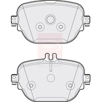 Apec Blue Brake Pads (PD3887) Fits: Mercedes Rear