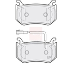 Apec Blue Brake Pads (PD3888) Rear