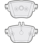 Apec Blue Brake Pads - Rear (PD3889) Fits Mercedes-Benz