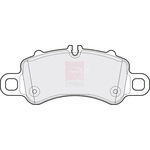 Apec Blue Brake Pads (PD3890) Fits: Porsche Front