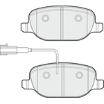 Apec Blue Brake Pads - Rear (PD3898) Fits Alfa Romeo Giulietta