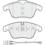 Apec Blue Brake Pads - Front (PD3900) Fits Peugeot 508