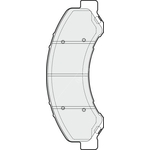 Apec Blue Brake Pads - Front (PD3902) Fits Isuzu