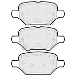 Apec Blue Brake Pads - Rear (PD3915) Fits Vauxhall