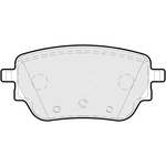 Apec Blue Brake Pads - Rear  (PD3918) Fits Mercedes