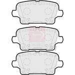 Apec Blue Brake Pads (PD3921) Fits: Vauxhall Rear