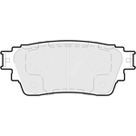 Apec Blue Brake Pads - Rear  (PD3933) Fits Mitsubishi