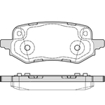 Apec Blue Brake Pads - Rear  (PD3947) Fits Ford Puma