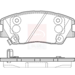 Apec Blue Brake Pads (PD3952) Fits: Kia Front