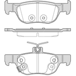 Apec Blue Brake Pads - Rear (PD3972) Fits Mazda